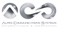 Logo Alpes Communication Systems Chambéry – photocopieurs et Gestion documentaire - accompagnement commercial Help !